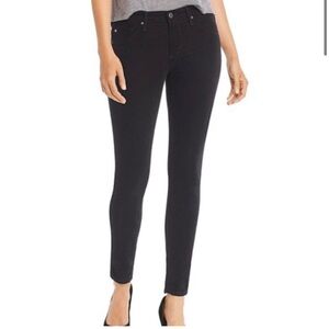Ag Adriano Goldschmied Black Skinny corduroy super leggings Jeans